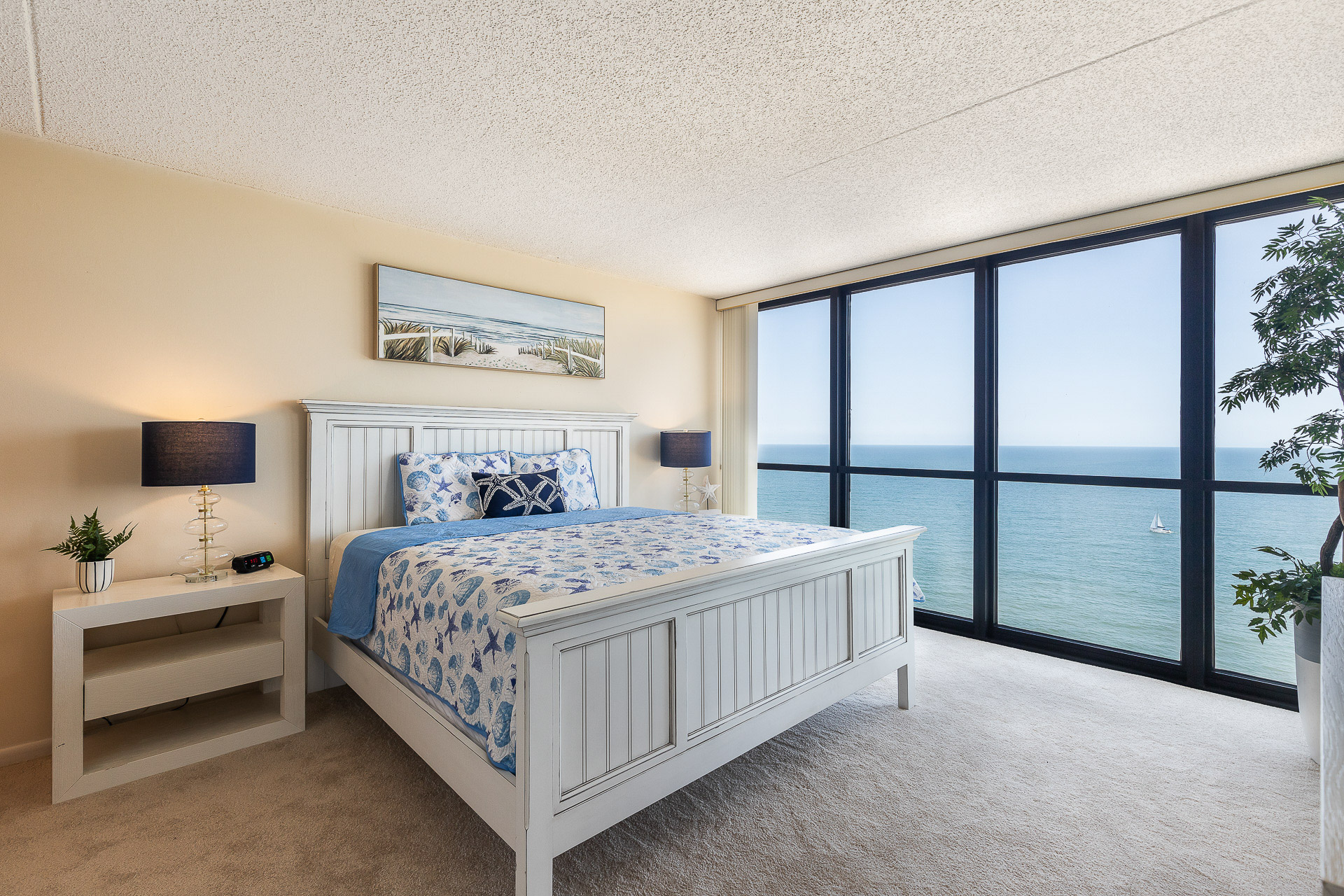 Sunny Bedroom with Ocean View Ocean City MD